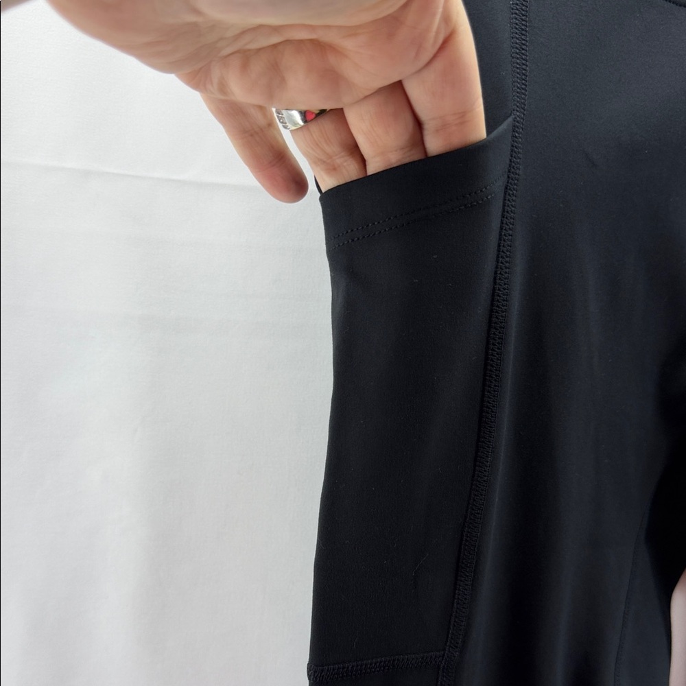 Til You Collapse High-Rise Black Pocket Leggings Size Medium-NWT - Picture 4 of 10